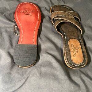 Freebird Brown Leather Sandals